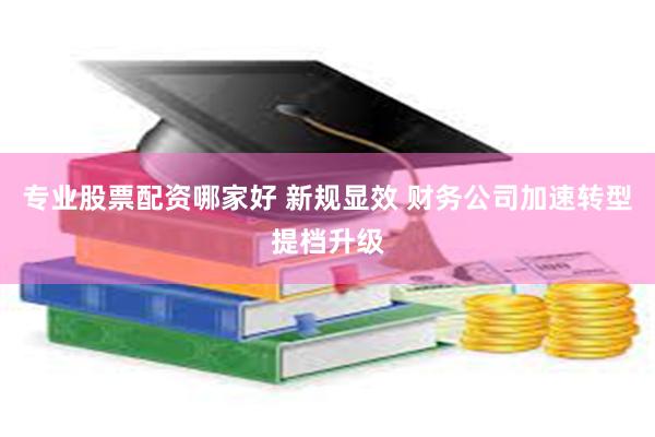 专业股票配资哪家好 新规显效 财务公司加速转型提档升级