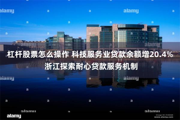 杠杆股票怎么操作 科技服务业贷款余额增20.4% 浙江探索耐心贷款服务机制