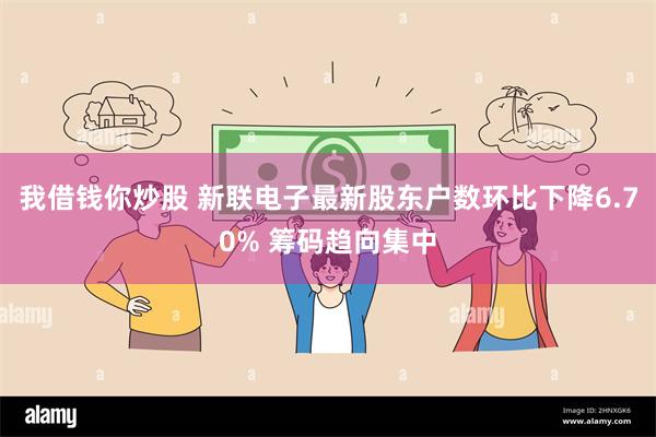 我借钱你炒股 新联电子最新股东户数环比下降6.70% 筹码趋向集中