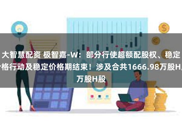 大智慧配资 极智嘉-W：部分行使超额配股权、稳定价格行动及稳定价格期结束！涉及合共1666.98万股H股